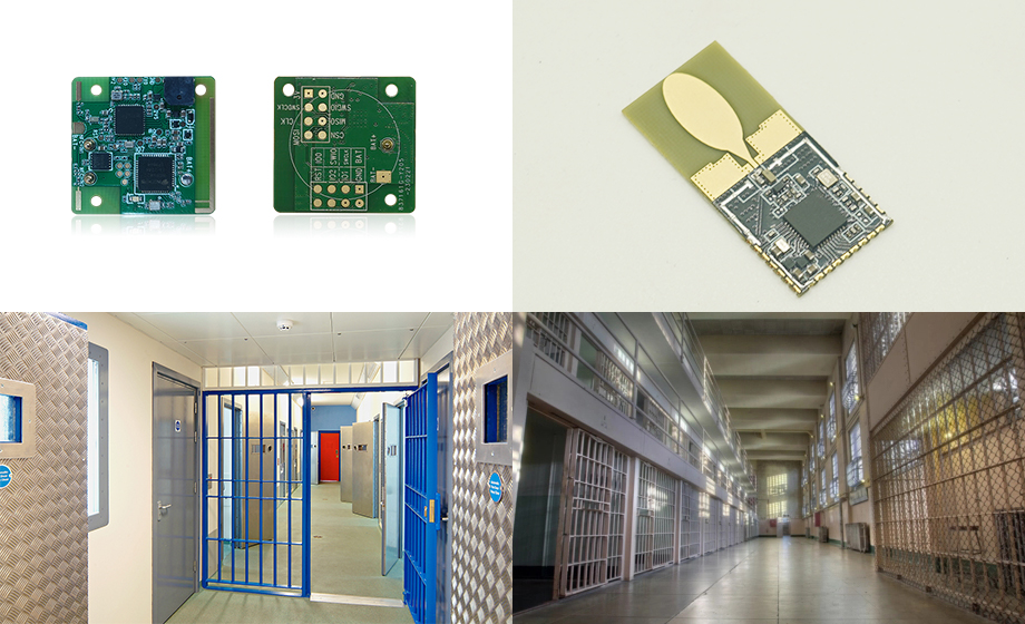 Uwb wireless location module intelligent prison personnel location