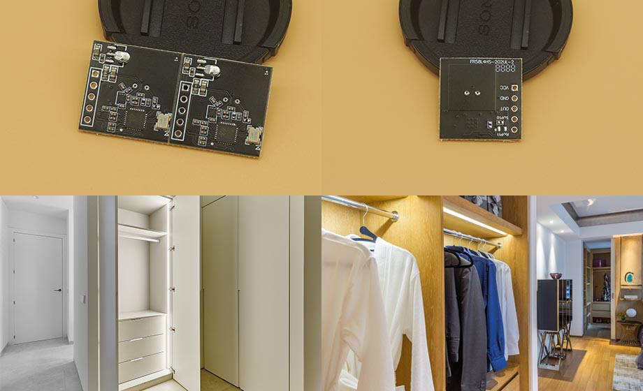 Wardrobe light Microwave radar module: Make your wardrobe more intelligent